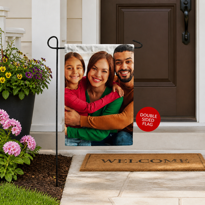 Personalized Photo Garden Flag