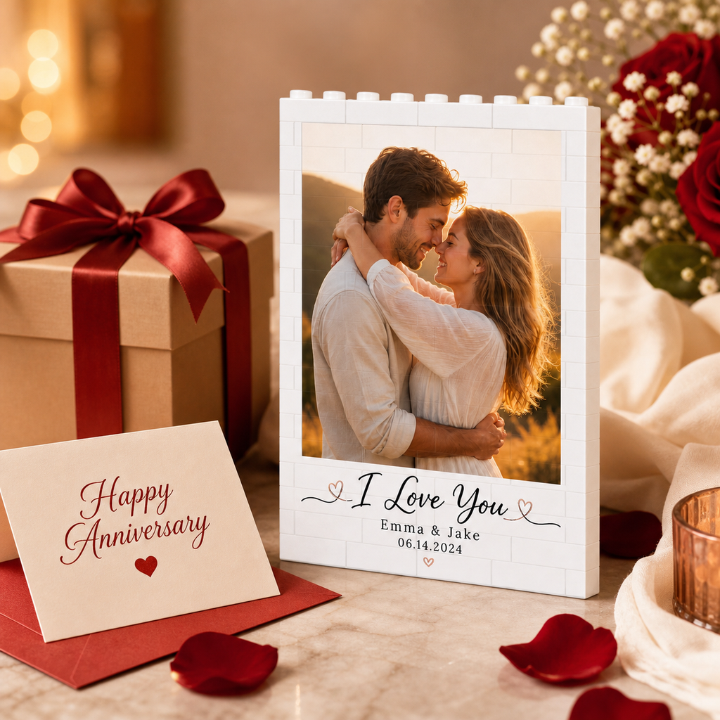 Personalized Couple Photo Building Block