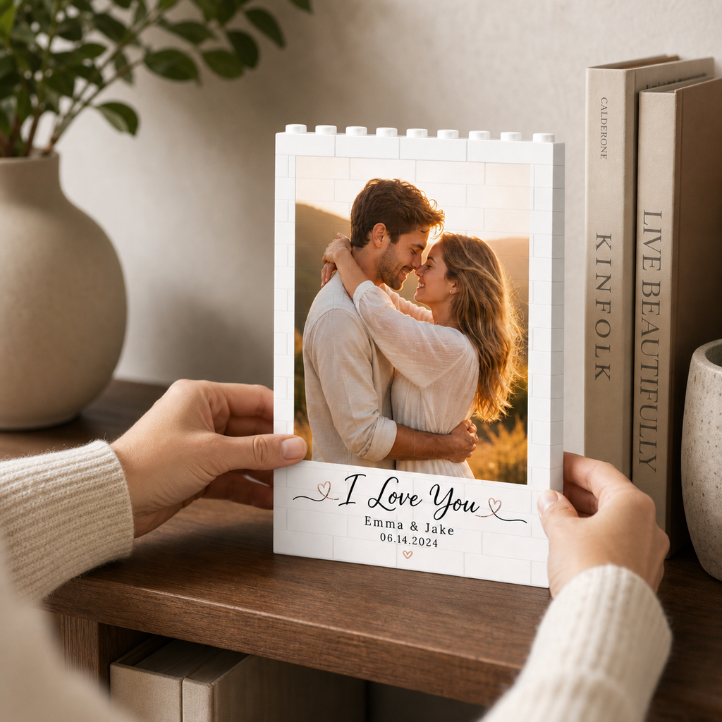 Personalized Couple Photo Building Block