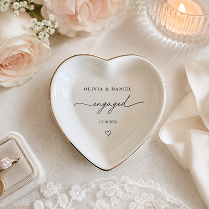 Personalized Engagement Ring Dish
