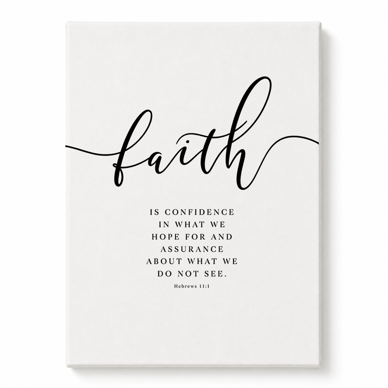 Faith Hope Love Bible Verse Canvas – Christian Scripture Wall Art