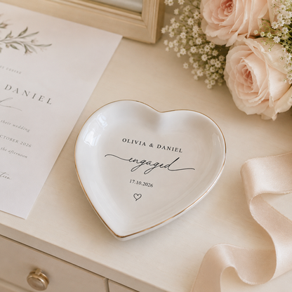 Personalized Engagement Ring Dish
