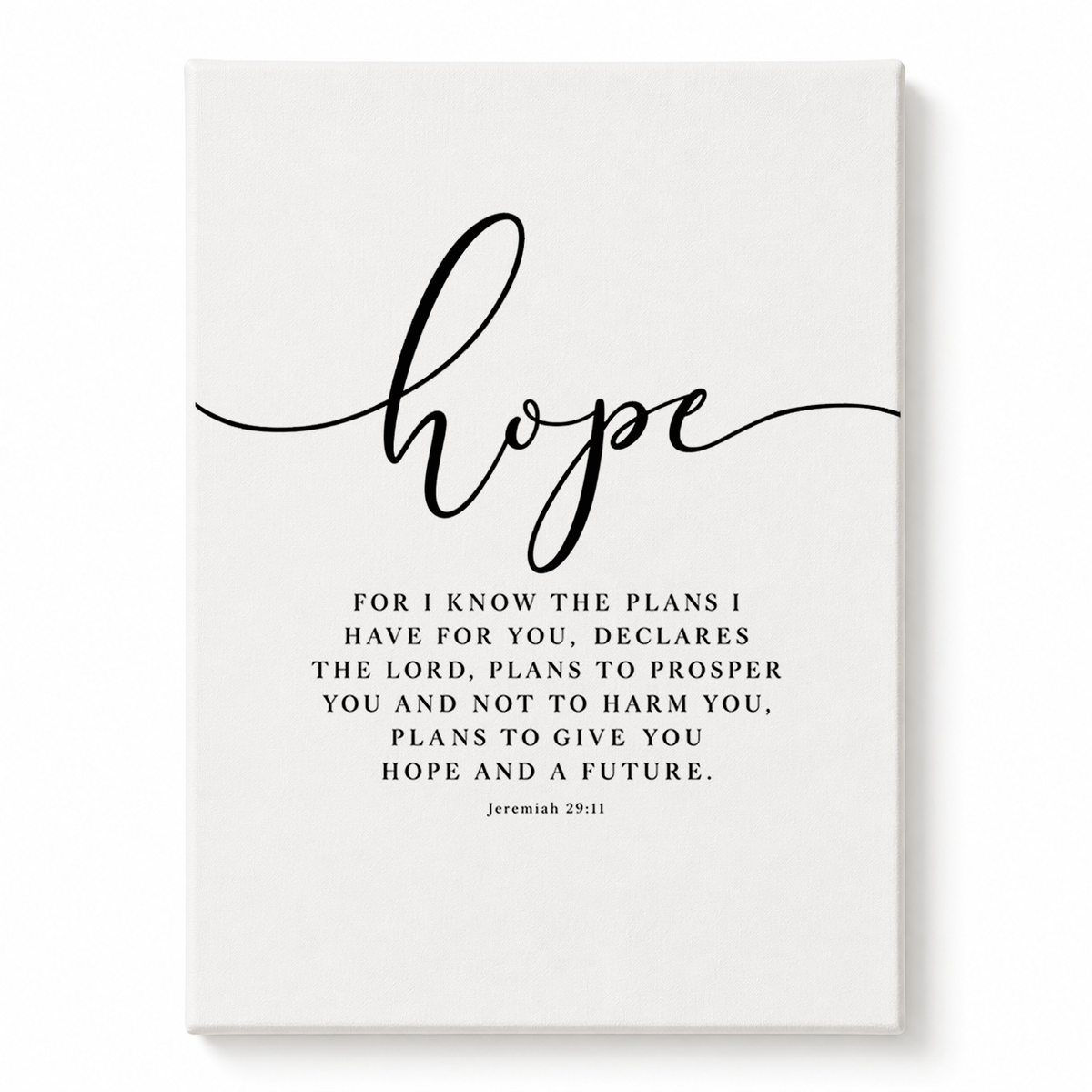 Faith Hope Love Bible Verse Canvas – Christian Scripture Wall Art