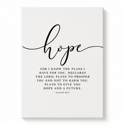 Faith Hope Love Bible Verse Canvas – Christian Scripture Wall Art