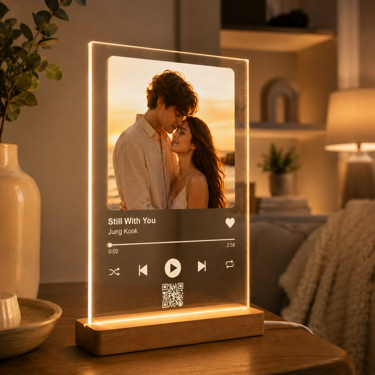Personalized Music Plaque Night Light