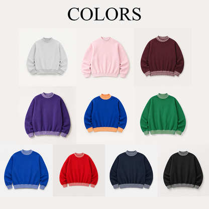 Embroidered Sweatshirt Gingham Off to Commit Mom Foolery Crewneck Funny