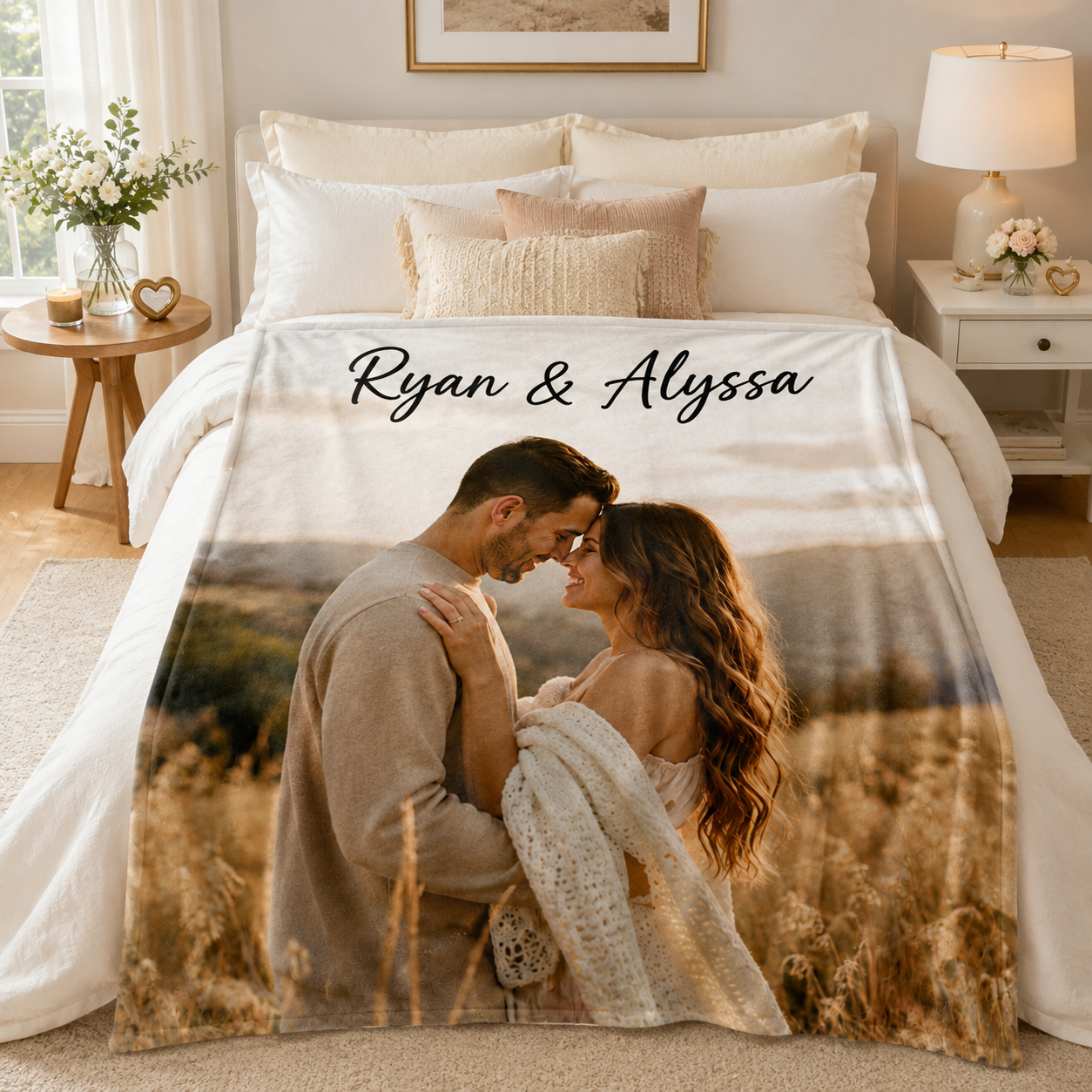 Personalized Plush Photo Blanket