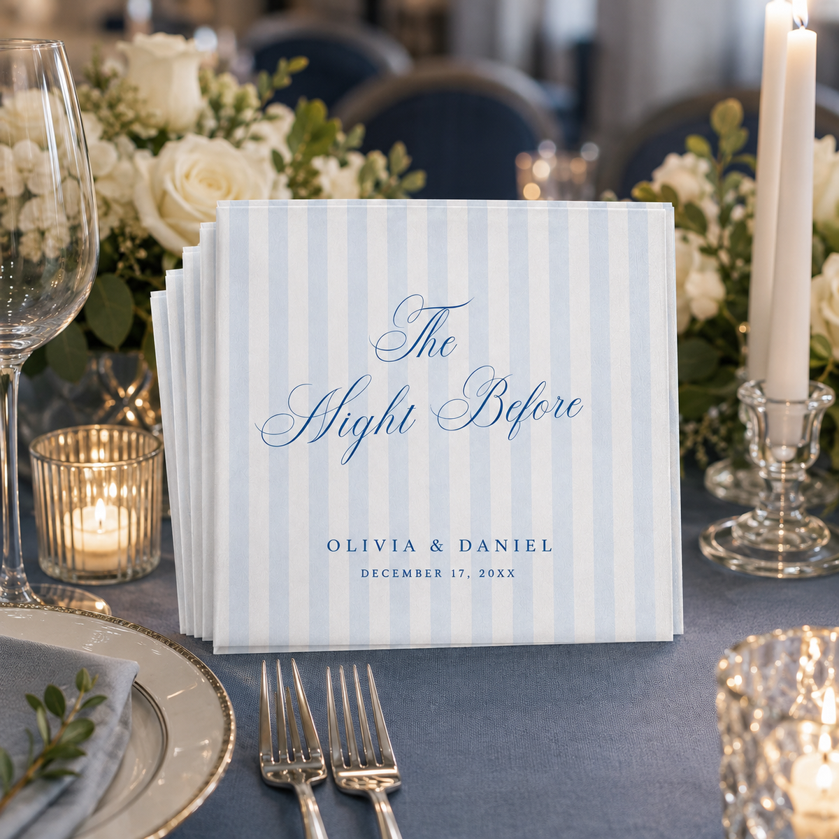 Personalized Rehearsal Dinner Napkins