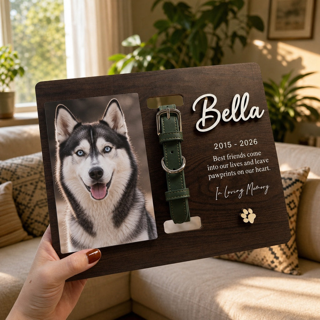 Personalized Memorial Pet Collar Sign