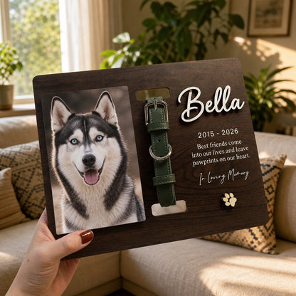 Personalized Memorial Pet Collar Sign
