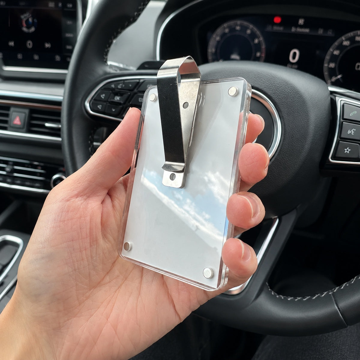 Personalized Memorial Car Visor Clip
