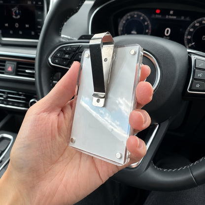 Personalized Memorial Car Visor Clip
