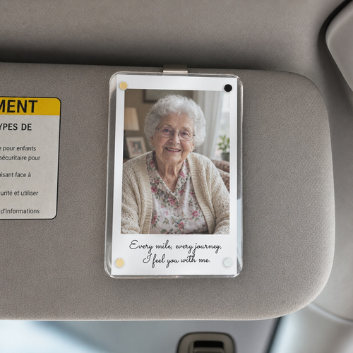 Personalized Memorial Car Visor Clip
