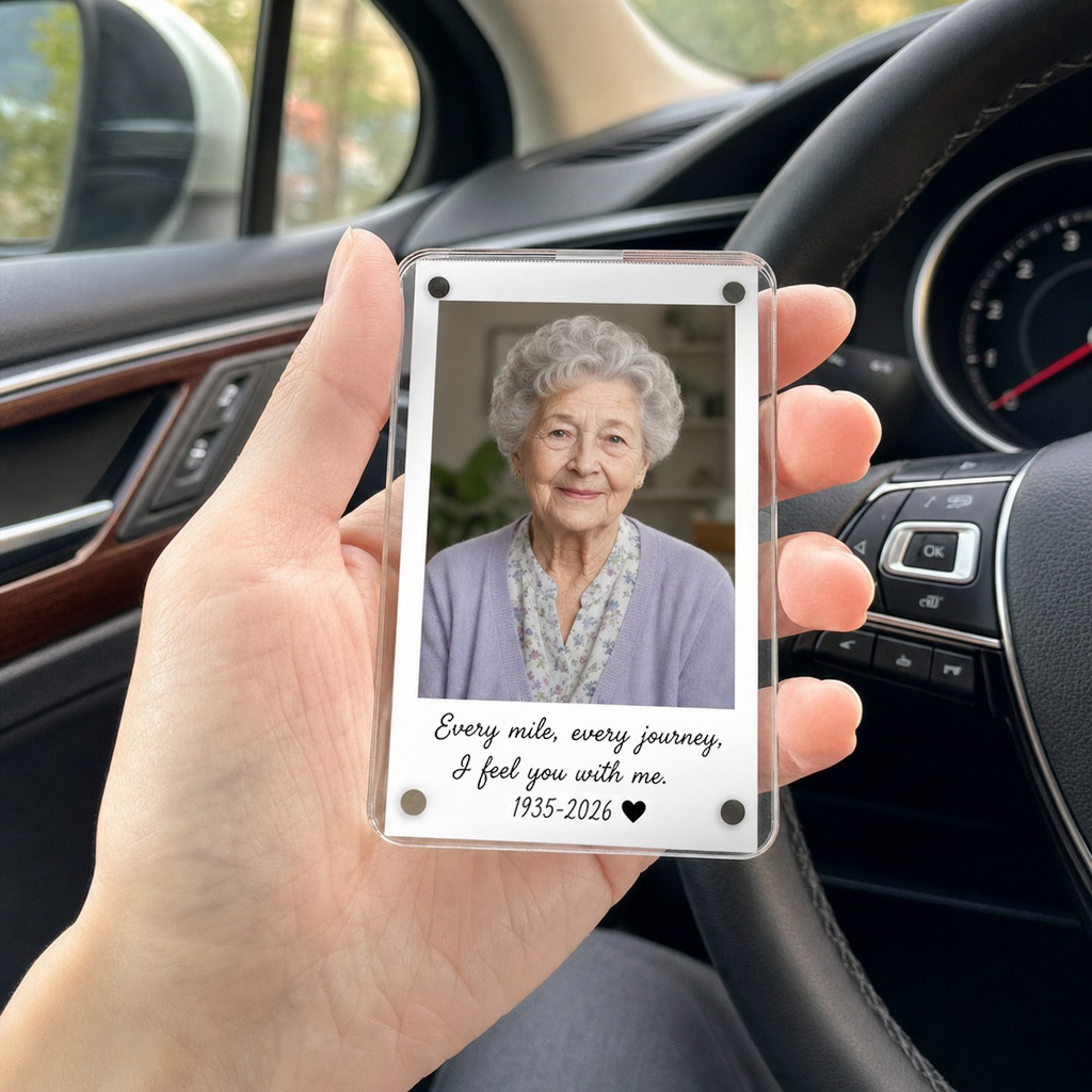 Personalized Memorial Car Visor Clip