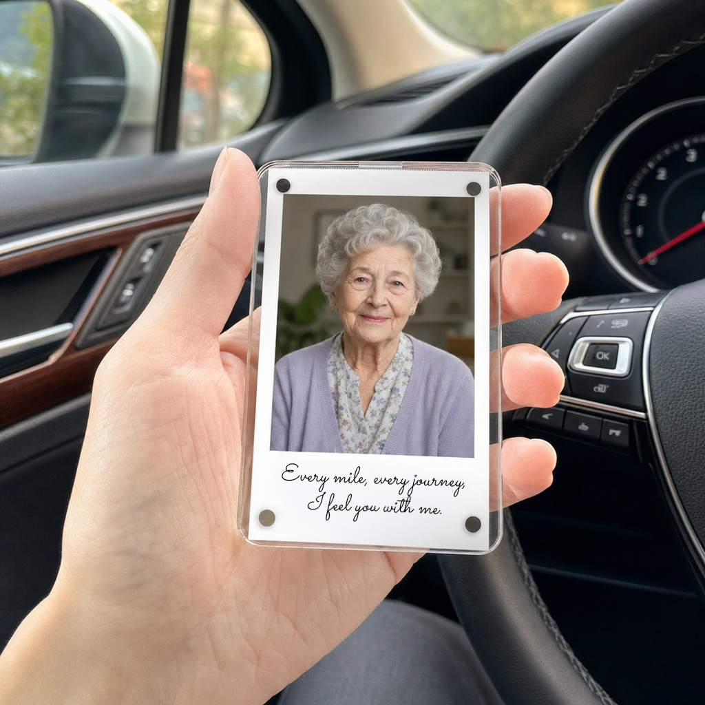 Personalized Memorial Car Visor Clip