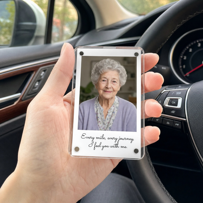 Personalized Memorial Car Visor Clip