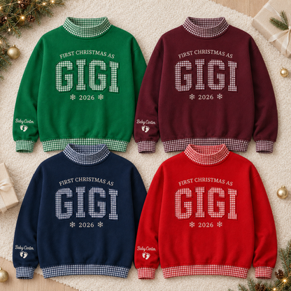 Gigi Christmas sweatshirt color options
