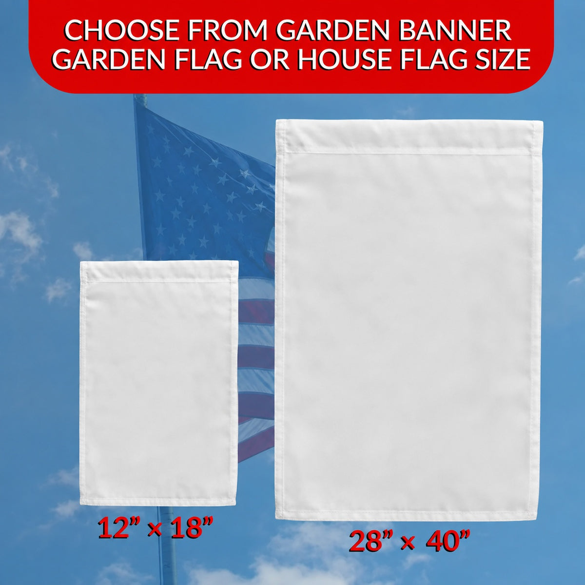 Personalized Photo Garden Flag